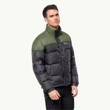 Jack Wolfskin Zimowa kurtka puchowa DNA Tundra XT (bardzo ciepła, wiatroszczelna) zielona męska